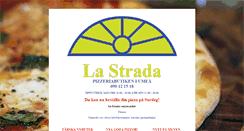 Desktop Screenshot of pizzerialastrada.com