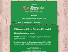 Tablet Screenshot of pizzerialastrada.se